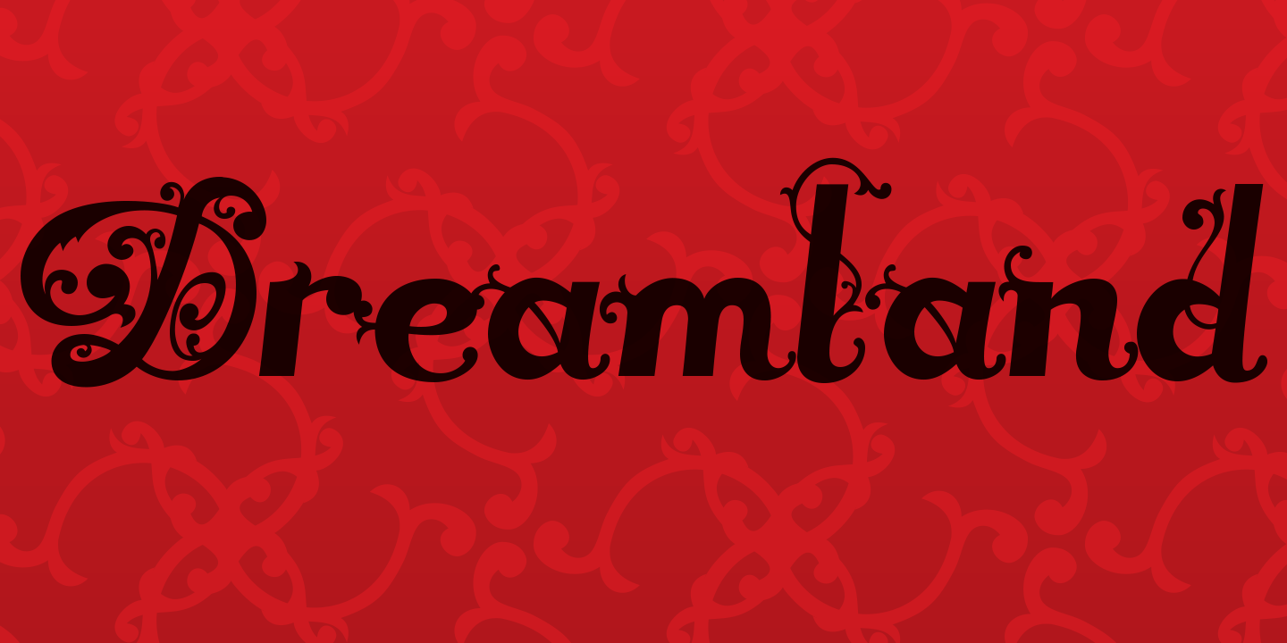 Dreamland Roman Regular Font preview